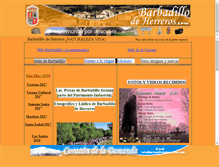 Tablet Screenshot of barbadillodeherreros.com